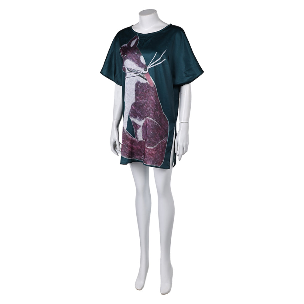 ABBA Anni-Frid Lyngstad Retro Style Sommer grün T-Shirt Cosplay Outfits