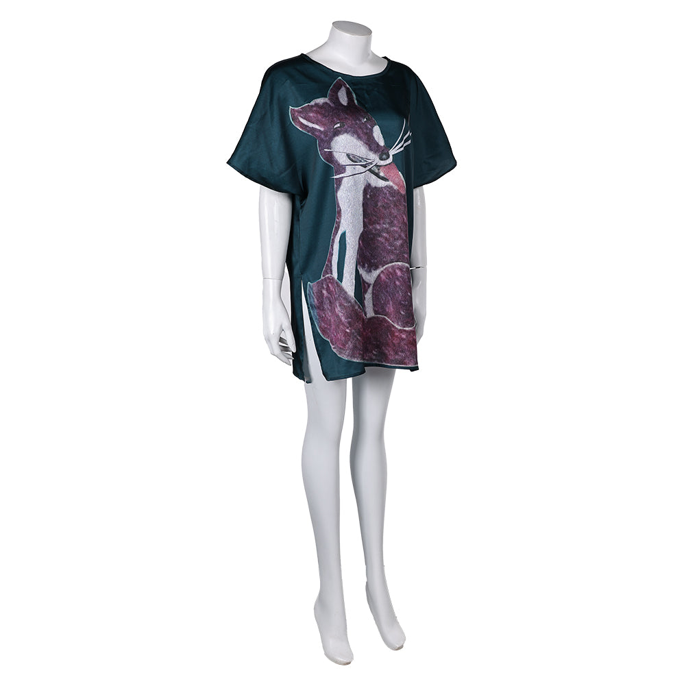 ABBA Anni-Frid Lyngstad Retro Style Sommer grün T-Shirt Cosplay Outfits