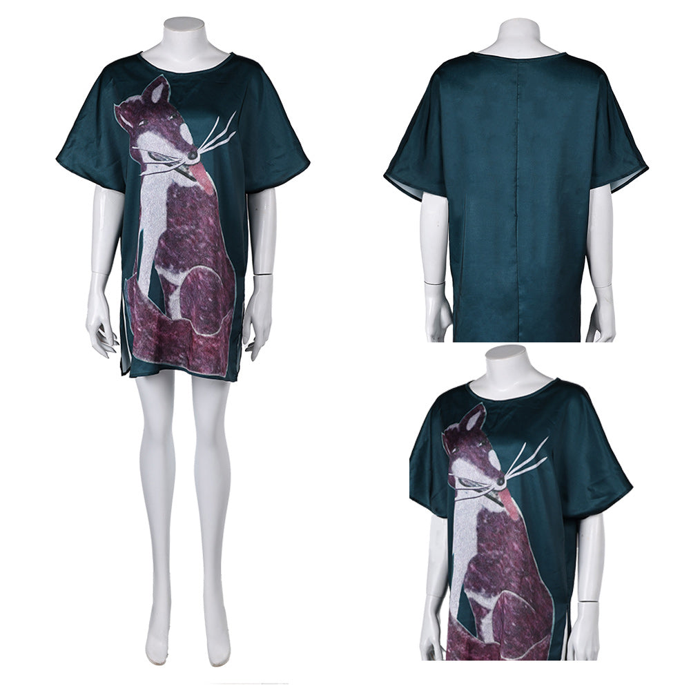 ABBA Anni-Frid Lyngstad Retro Style Sommer grün T-Shirt Cosplay Outfits