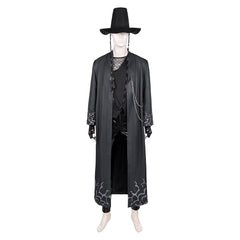 Abby Saja schwarz Kostüm Set K-Pop: Demon Hunters Boys Group Saja Boys Abby Outfits