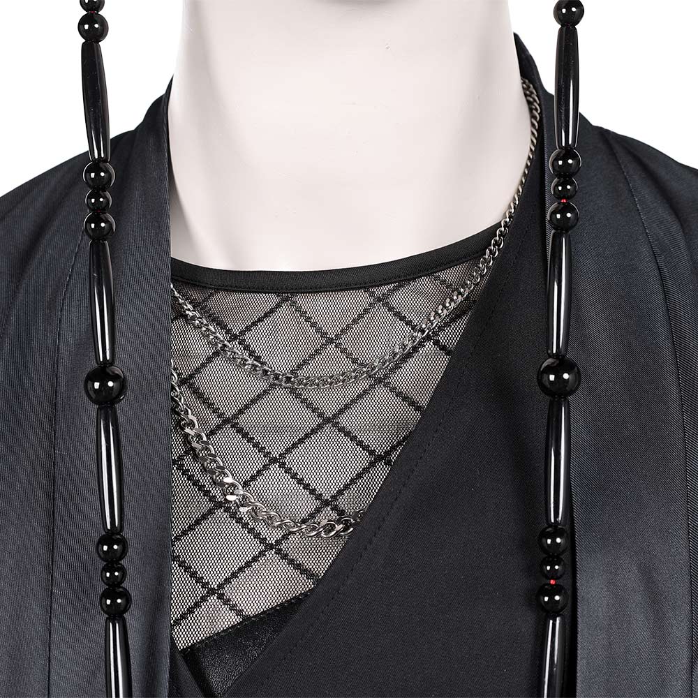 Abby Saja schwarz Kostüm Set K-Pop: Demon Hunters Boys Group Saja Boys Abby Outfits