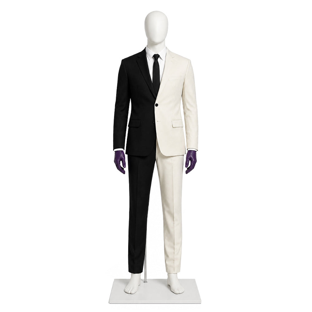 Absolute Two-Face weiß schwarz Kostüm Set Absolute Batman Harvey Dent Cosplay Outfit