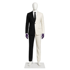 Absolute Two-Face weiß schwarz Kostüm Set Absolute Batman Harvey Dent Cosplay Outfit