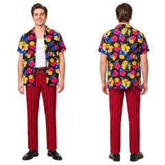 Ace Ventura Jr rot Kostüm Set Ace Ventura Jr.: Pet Detective Ace Ventura Jr Cosplay Outfit