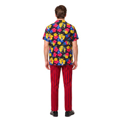Ace Ventura Jr rot Kostüm Set Ace Ventura Jr.: Pet Detective Ace Ventura Jr Cosplay Outfit