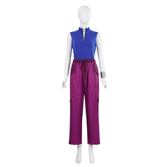 Addison Wells Kostüm Zombies 4: Dawn of the Vampires Addison blau Cosplay Outfits