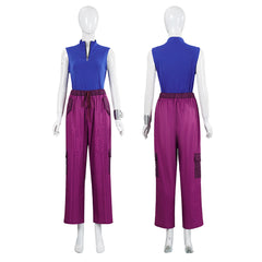 Addison Wells Kostüm Zombies 4: Dawn of the Vampires Addison blau Cosplay Outfits