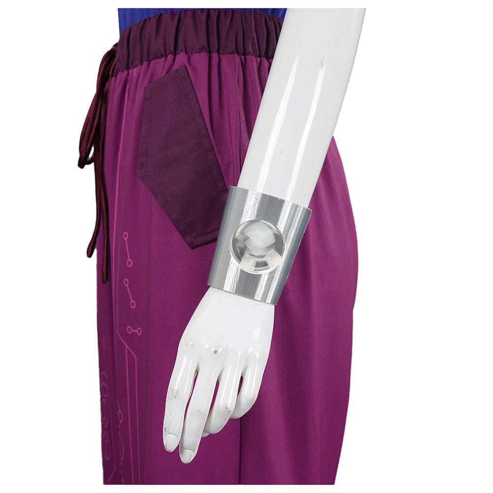 Addison Wells Kostüm Zombies 4: Dawn of the Vampires Addison blau Cosplay Outfits