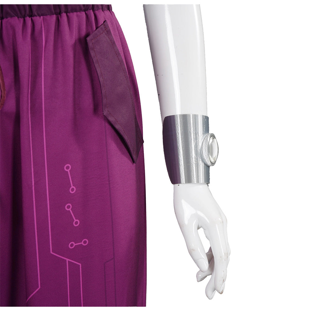 Addison Wells Kostüm Zombies 4: Dawn of the Vampires Addison blau Cosplay Outfits
