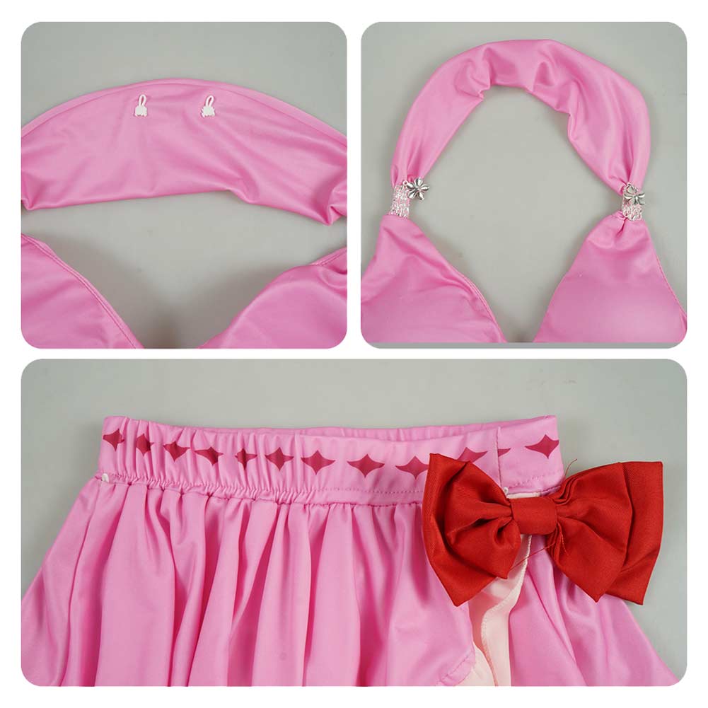 Aerith Gainsborough rosa Kostüm Set Final Fantasy VII Aerith Gainsborough Cosplay Outfit