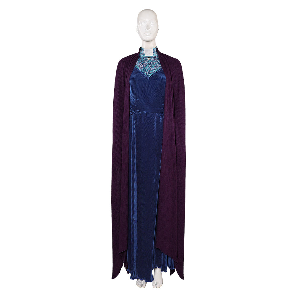 Agatha All Along Agatha Harkness lila Kostüm Set Cosplay Outfits 