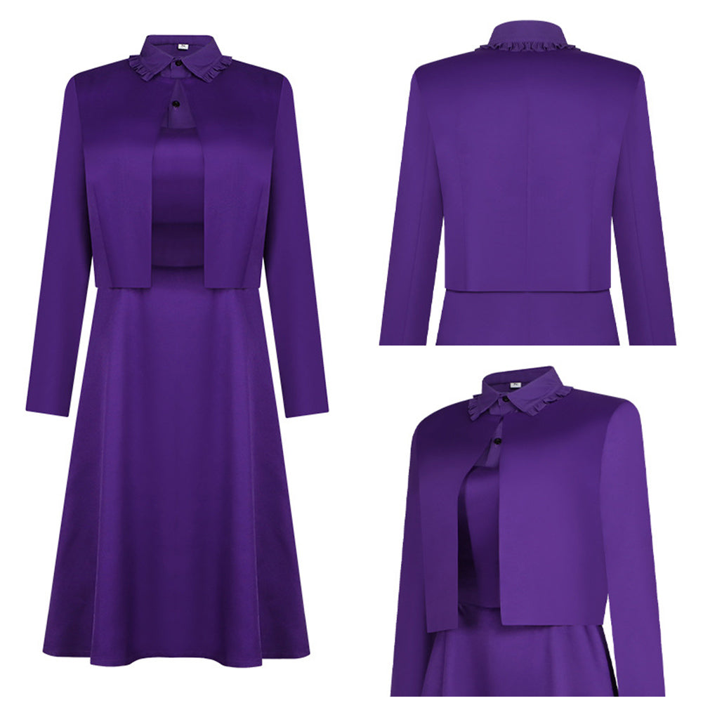 Agnes MacKenzie lila Uniform The Testaments: Die Zeuginnen Agnes Cosplay Outfit