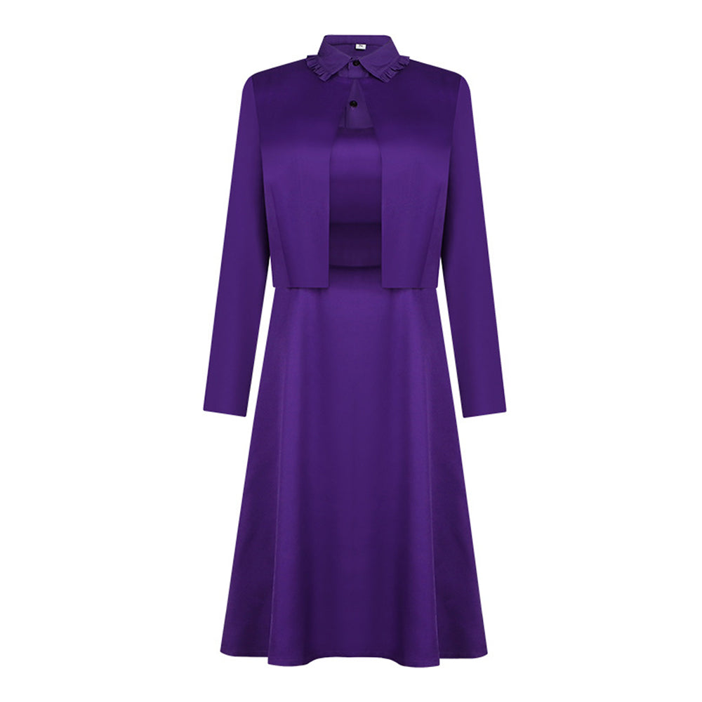 Agnes MacKenzie lila Uniform The Testaments: Die Zeuginnen Agnes Cosplay Outfit