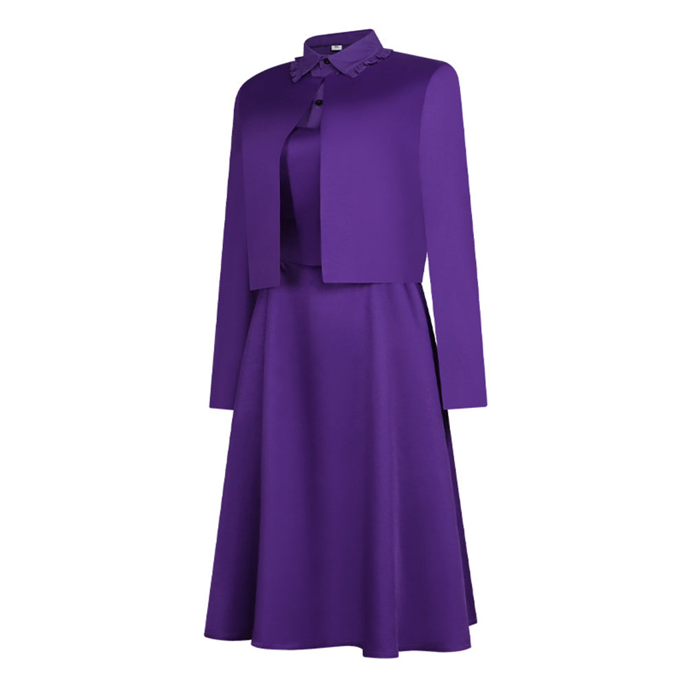 Agnes MacKenzie lila Uniform The Testaments: Die Zeuginnen Agnes Cosplay Outfit
