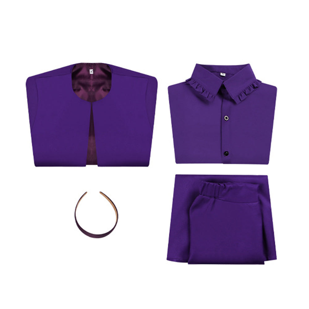 Agnes MacKenzie lila Uniform The Testaments: Die Zeuginnen Agnes Cosplay Outfit