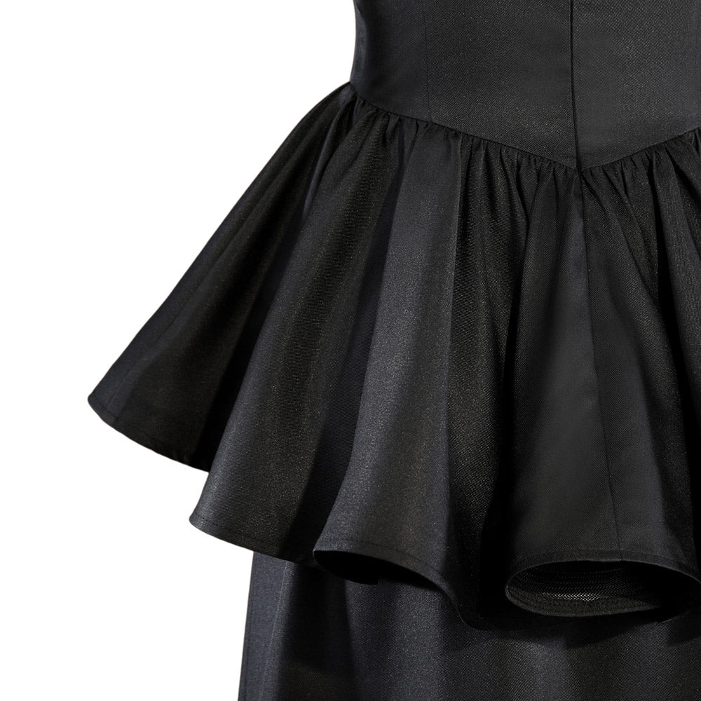 Akane Kurokawa schwarz Kleid Oshi no Ko Akane Cosplay Outfit	 