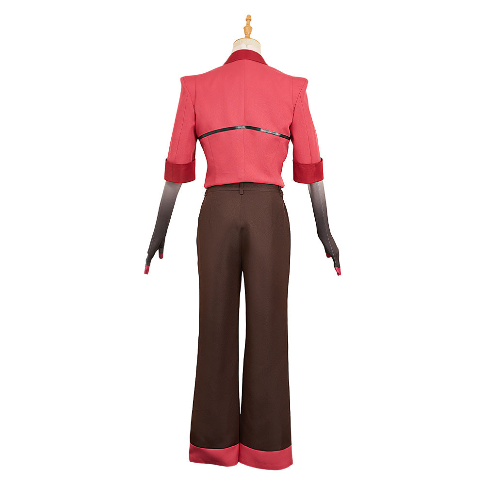 Alastor rot Kostüm Set Hazbin Hotel 2 The Radio Demon Alastor Cosplay Outfits	