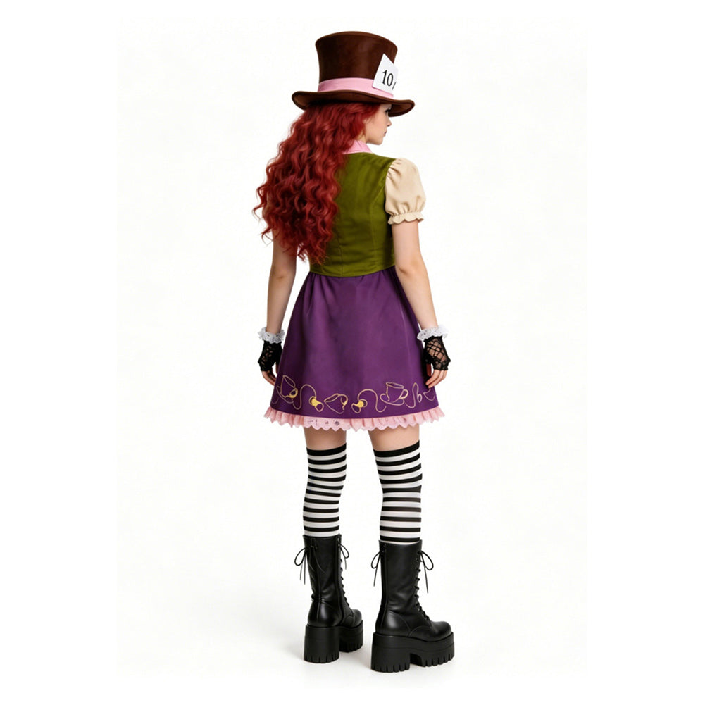 Alice lila Kostüm Set Alice in Wonderland Alice Cosplay Outfit