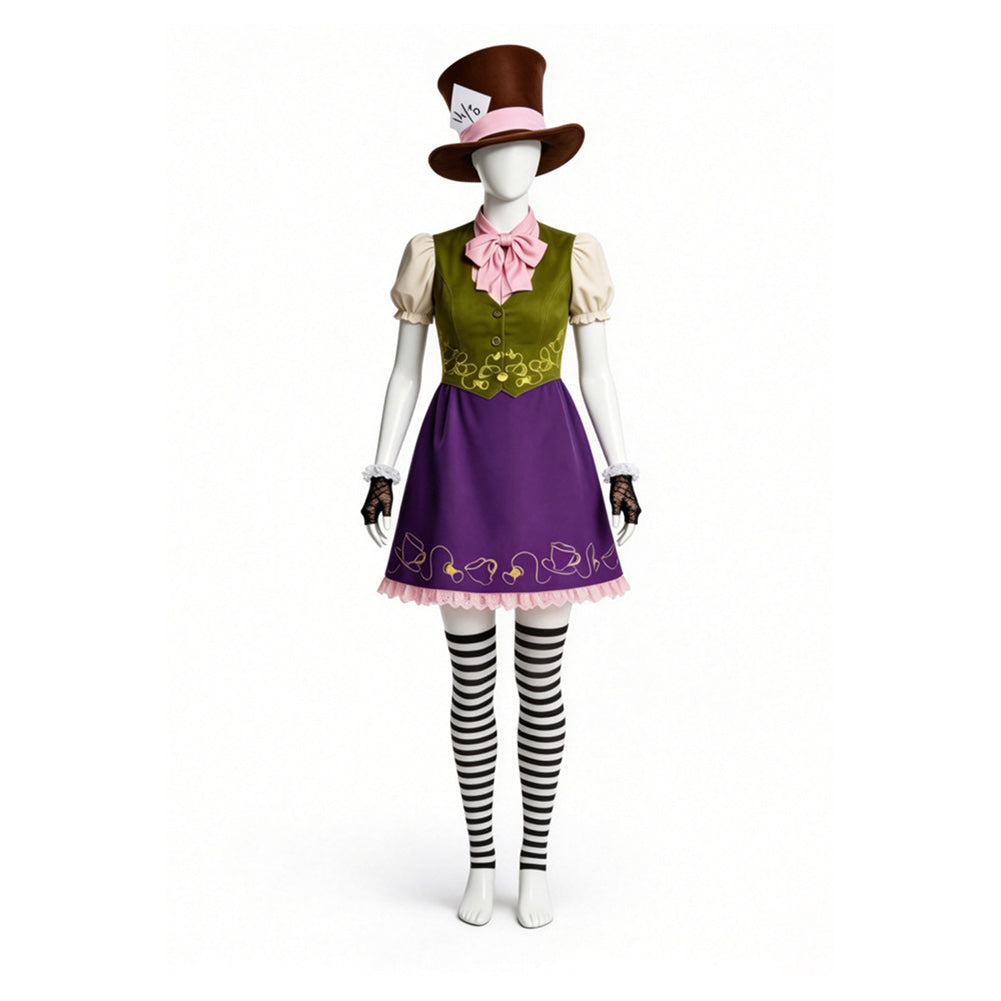 Alice lila Kostüm Set Alice in Wonderland Alice Cosplay Outfit