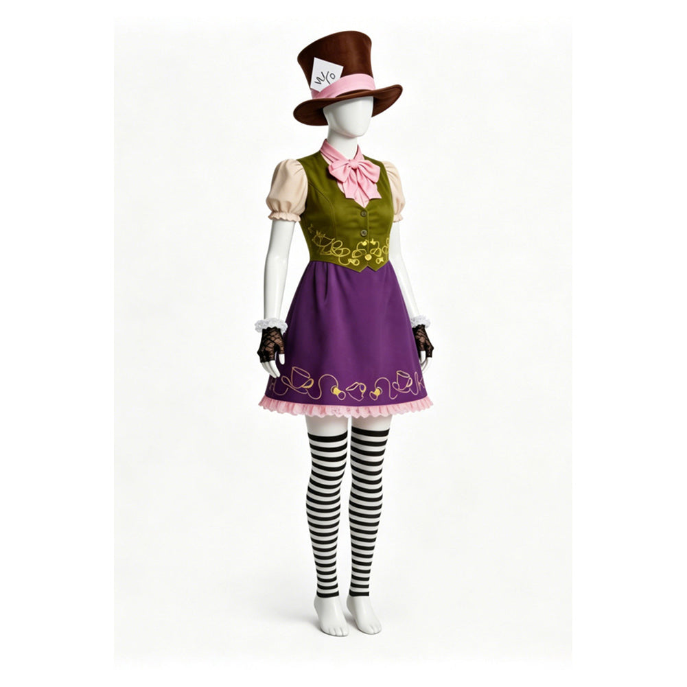 Alice lila Kostüm Set Alice in Wonderland Alice Cosplay Outfit