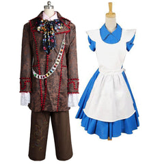 Alice In Wonderland Mad Hatter Alice Couple Cosplay