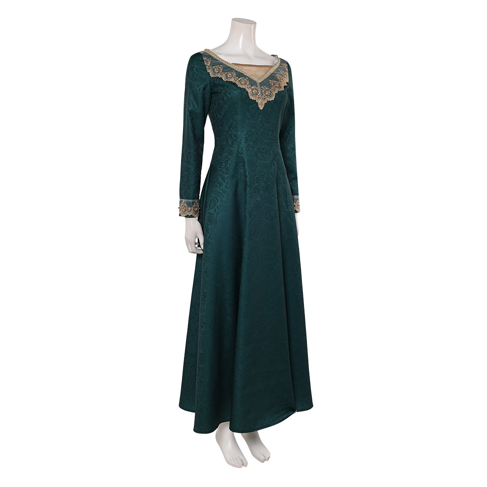 Alicent Hightower grün Kleid House of the Dragon 2026 Alicent Cosplay Kostüm