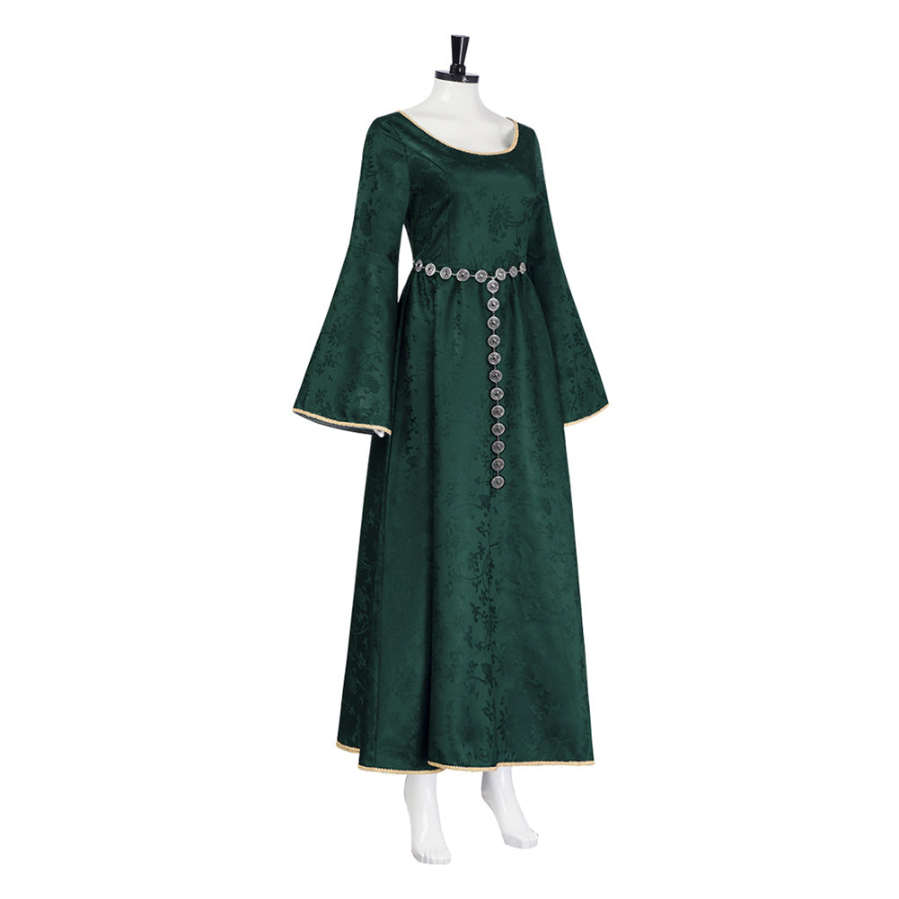 Alicent Hightower grün Kostüm Set House of the Dragon Alicent Hightower Cosplay Outfit