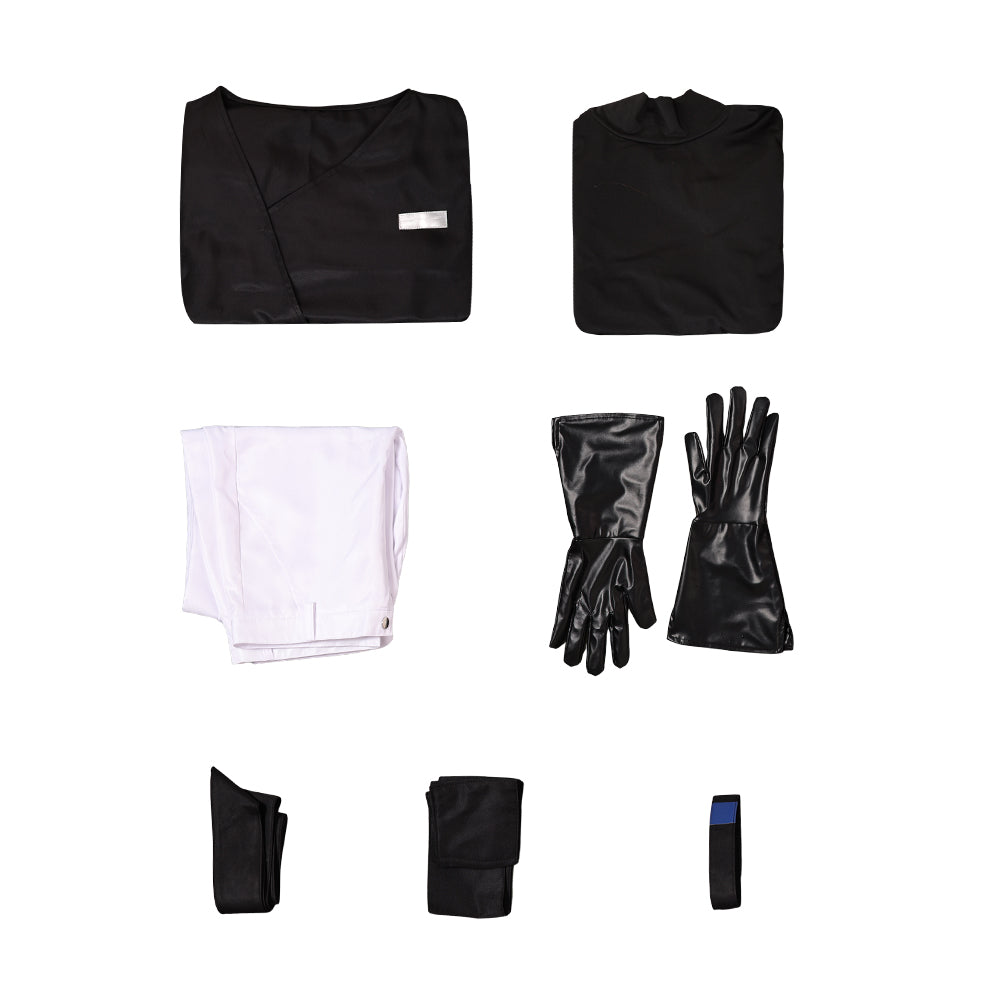 Alien Stage Ivan schwarz Kostüm Set Ivan Cosplay Outfit