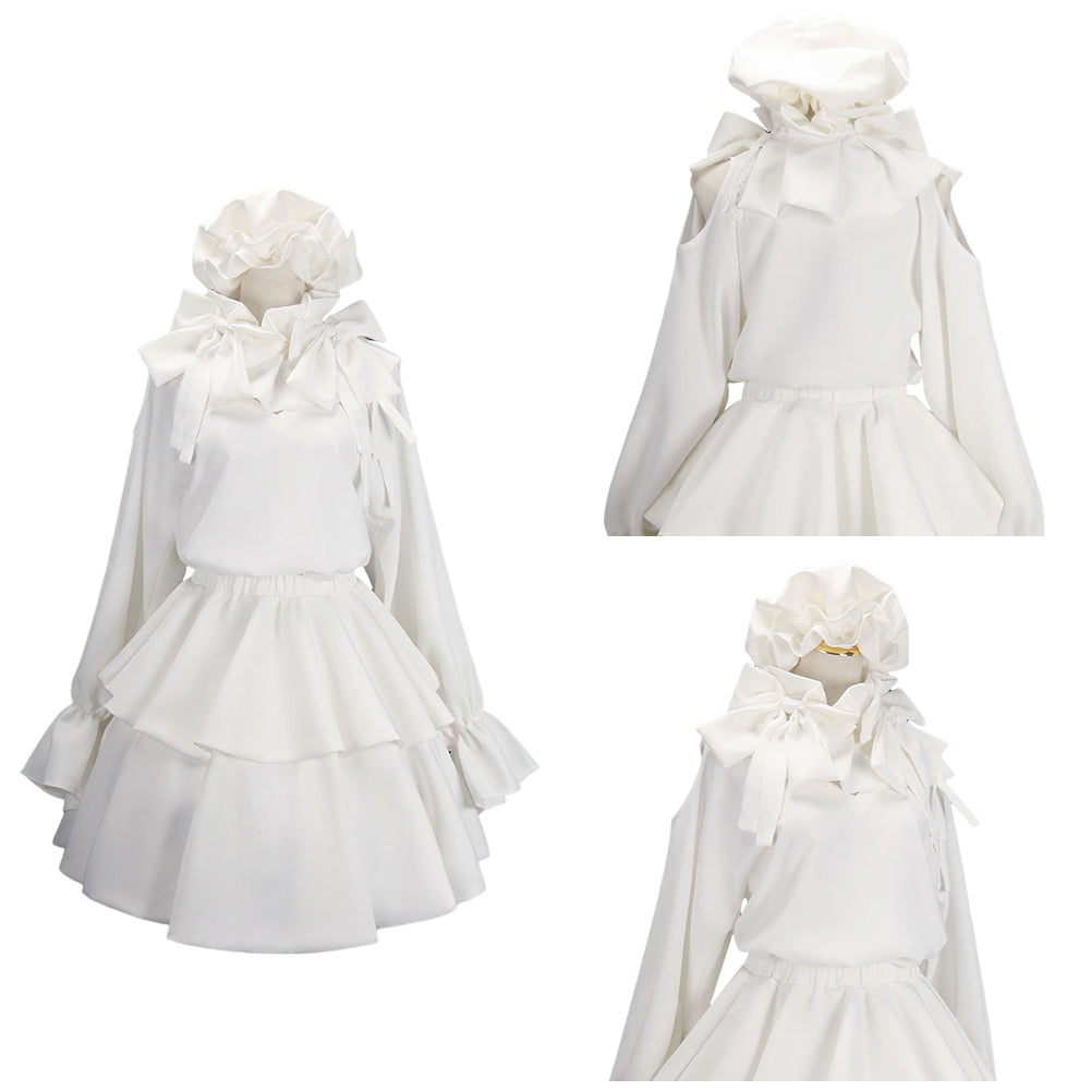 Alien Stage Sua weiß Kostüm Set Kinder Sua Cosplay Outfit