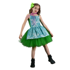 Alles Steht Kopf 2 Kinder Mädchen Kleid Disgust Ekel Cosplay Kostüm Outfits Halloween Karneval Anzug