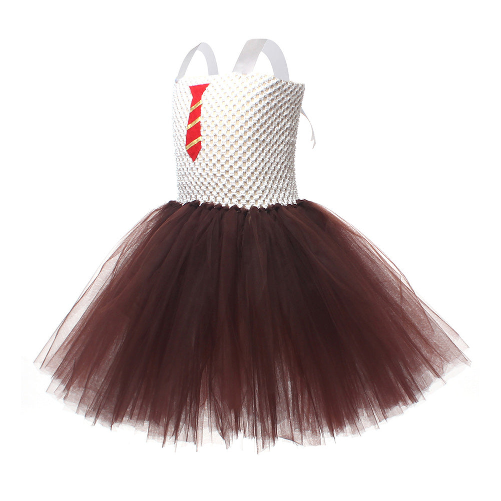 Alles Steht Kopf 2 Kinder Mädchen tutu Kleid Cosplay Kostüm Outfits Halloween Karneval Anzug Wut Anger