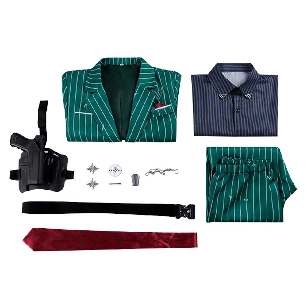 Alonso Hudson grün Kostüm Set Delta Force Alonso Hudson Cosplay Outfit