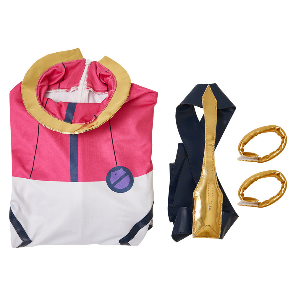 Amate Yuzuriha rosa Jumpsuit Mobile Suit Gundam GQuuuuuuX Machu Cosplay Outfits