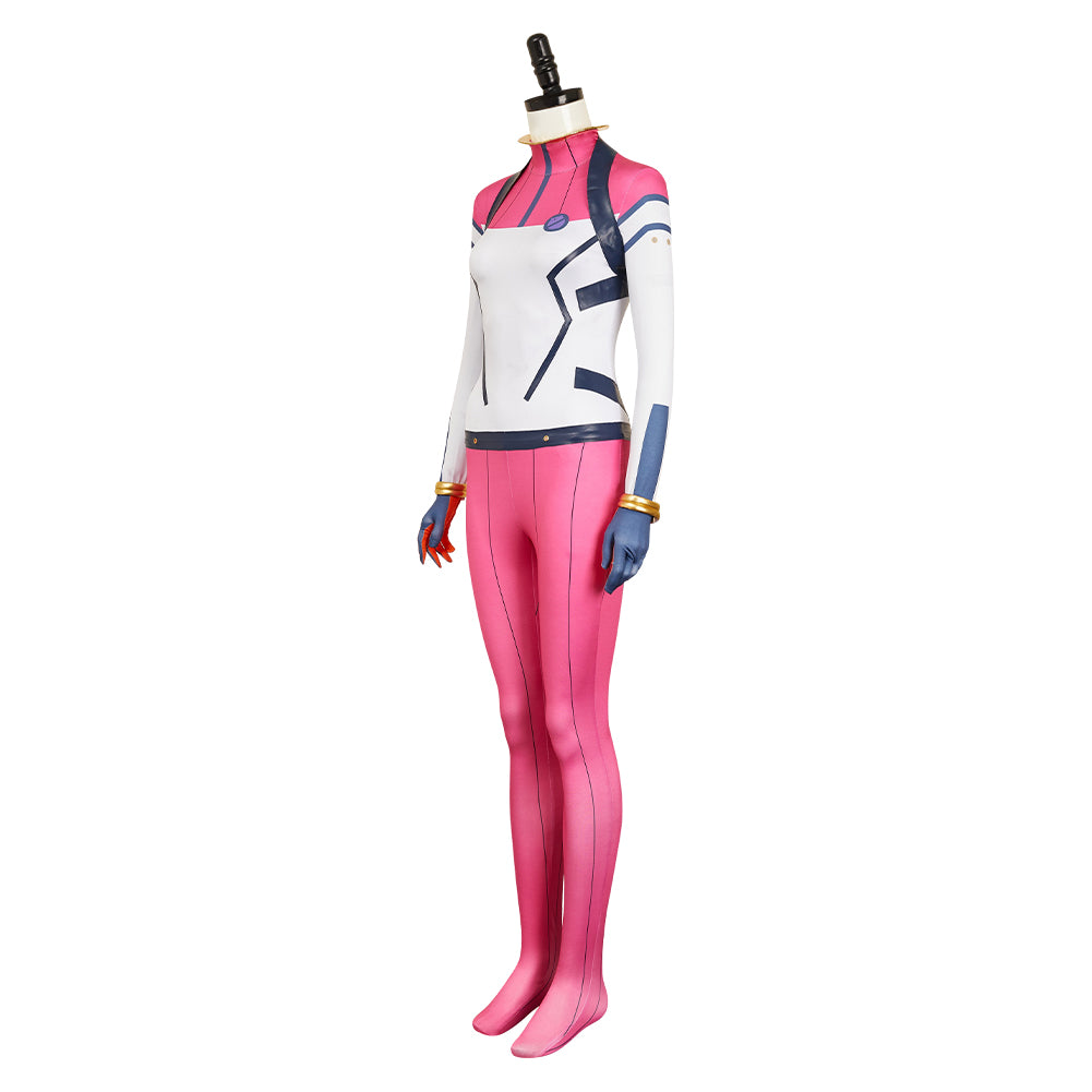 Amate Yuzuriha rosa Jumpsuit Mobile Suit Gundam GQuuuuuuX Machu Cosplay Outfits