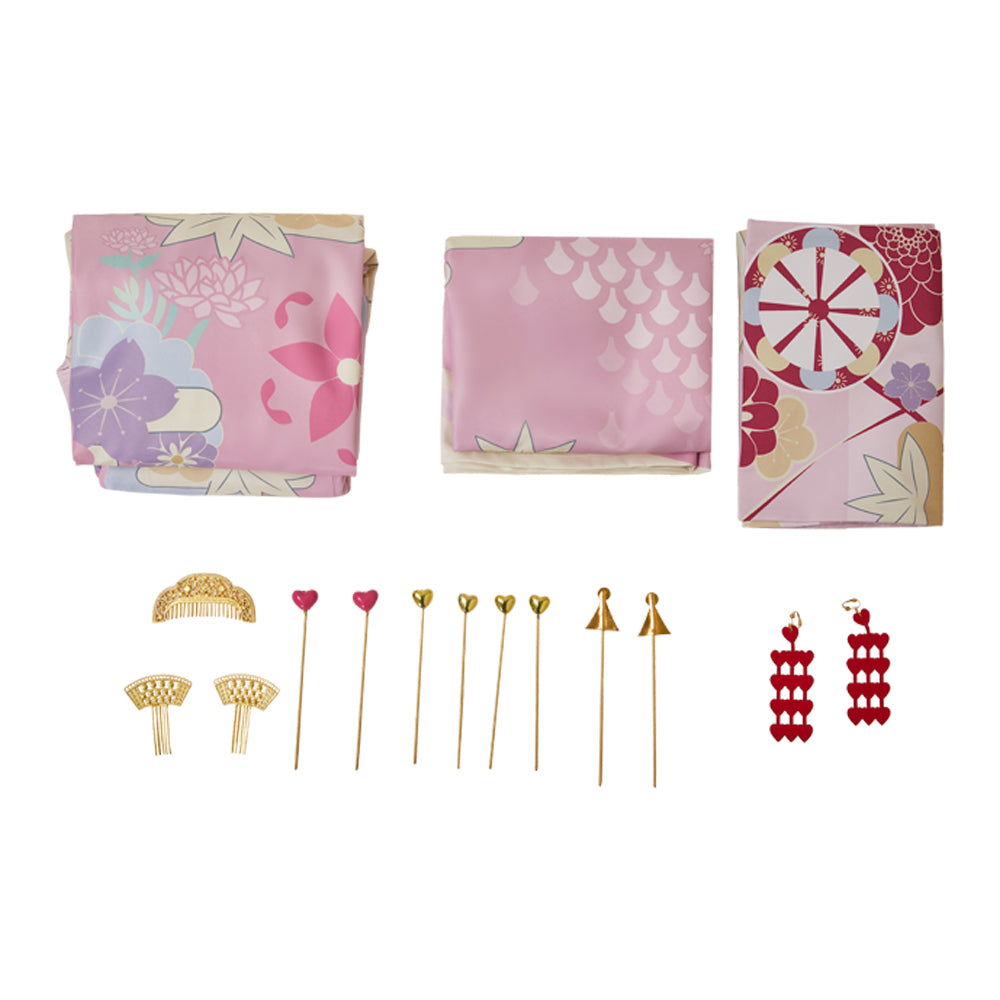 Angel Dust rosa Kimono Hazbin Hotel 2025 Angel Cosplay Kostüm