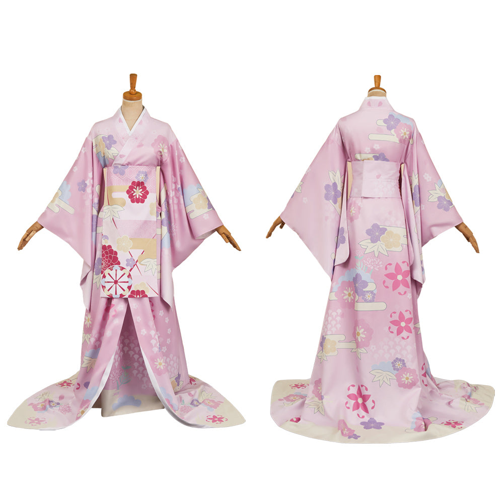 Angel Dust rosa Kimono Hazbin Hotel 2025 Angel Cosplay Kostüm