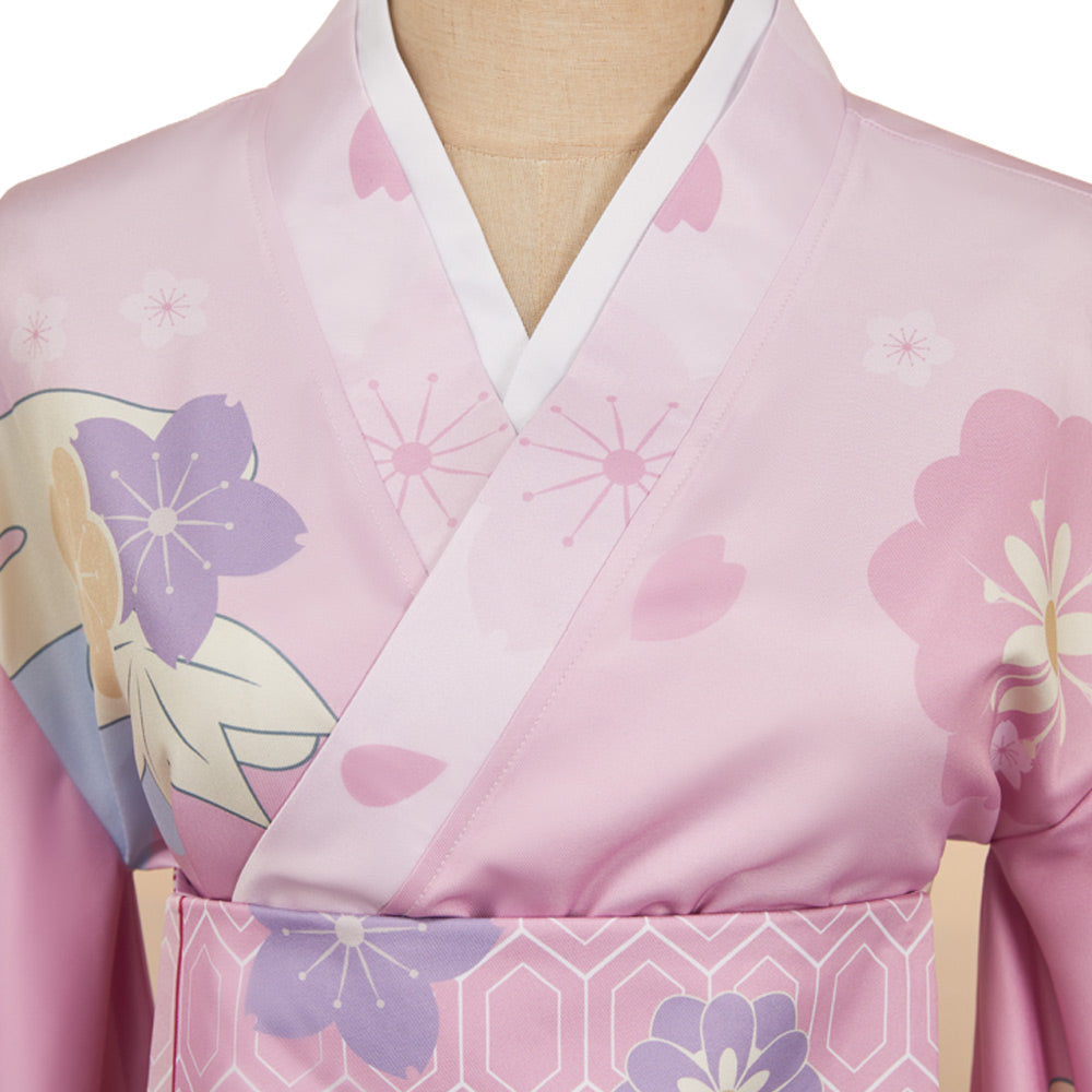 Angel Dust rosa Kimono Hazbin Hotel 2025 Angel Cosplay Kostüm