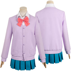 Anime Kimi ni Todoke: From Me to You Kurumizawa Ume lila Uniform Cosplay Kostüm