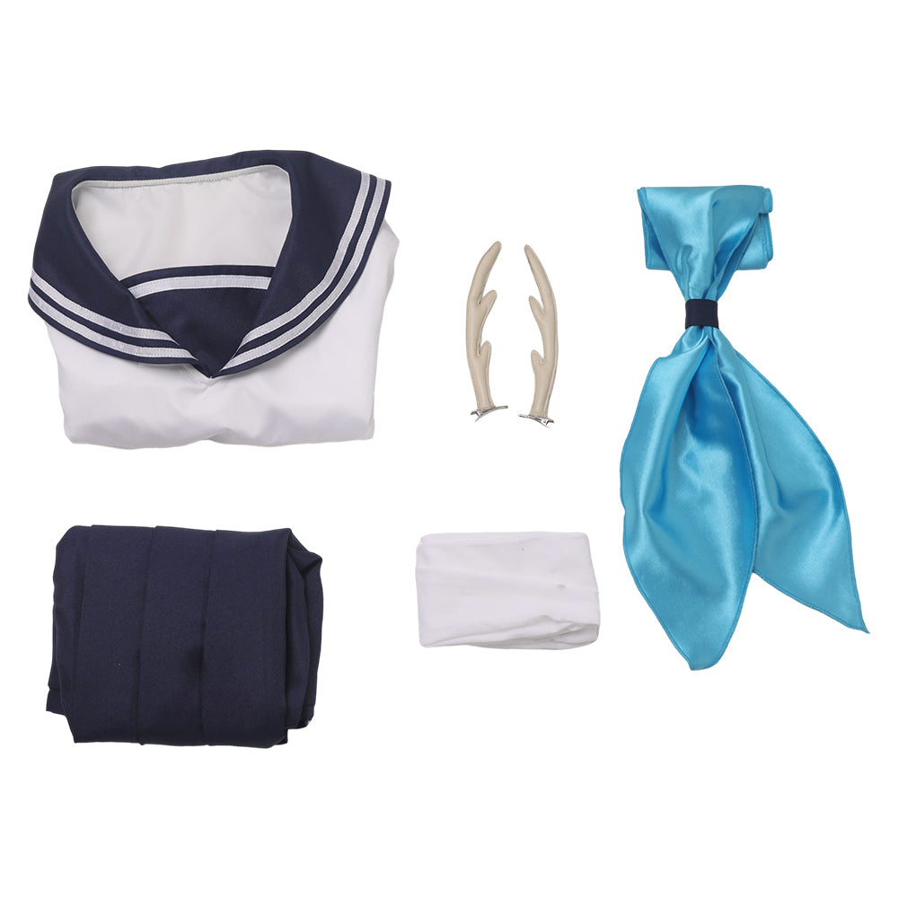 Anime Shikanoko Nokonoko Koshitantan Noko Shikanoko Uniform Cosplay Kostüm