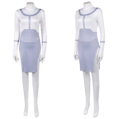 Anissa weiß Overall Invincible Anissa Cosplay Kostüm