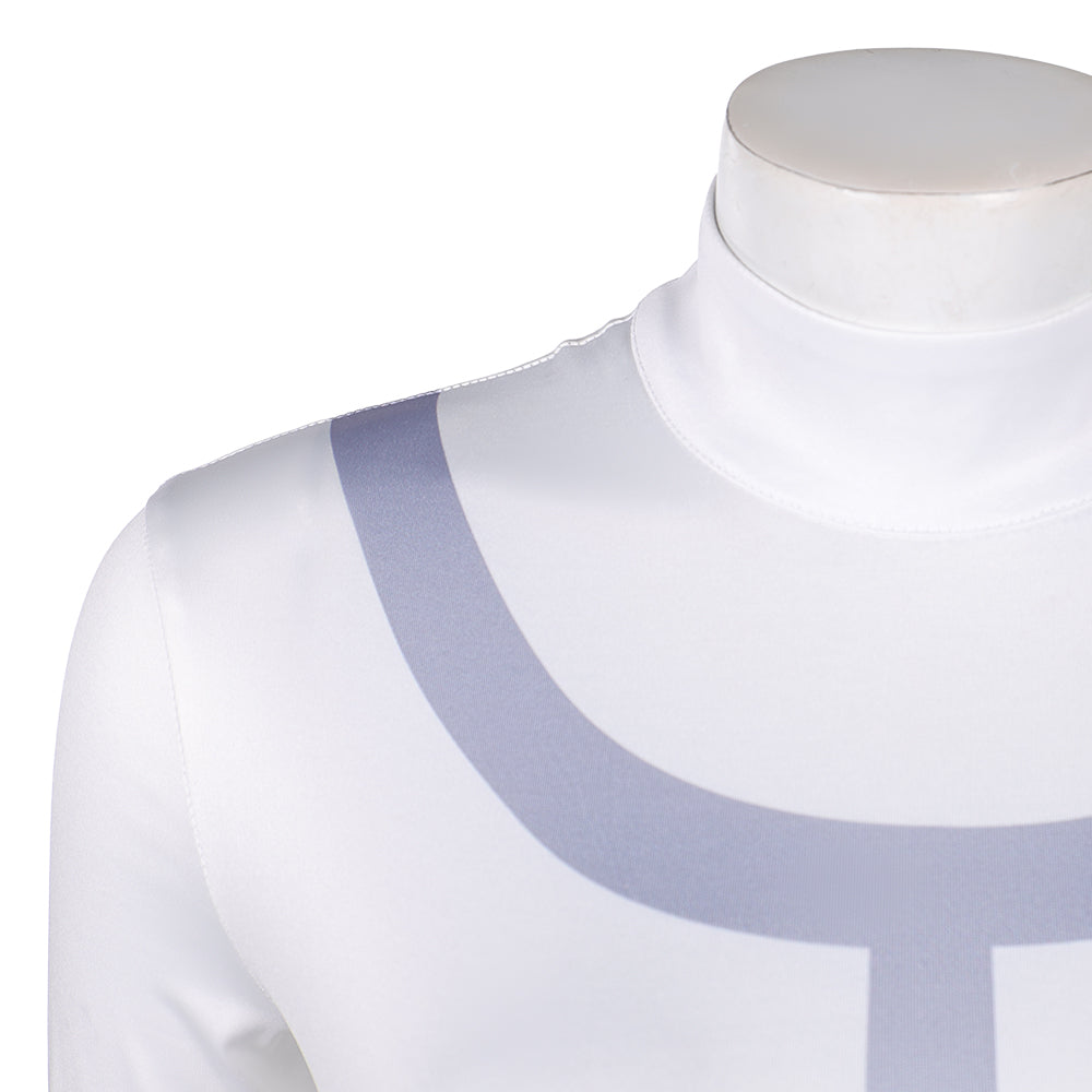 Anissa weiß Overall Invincible Anissa Cosplay Kostüm