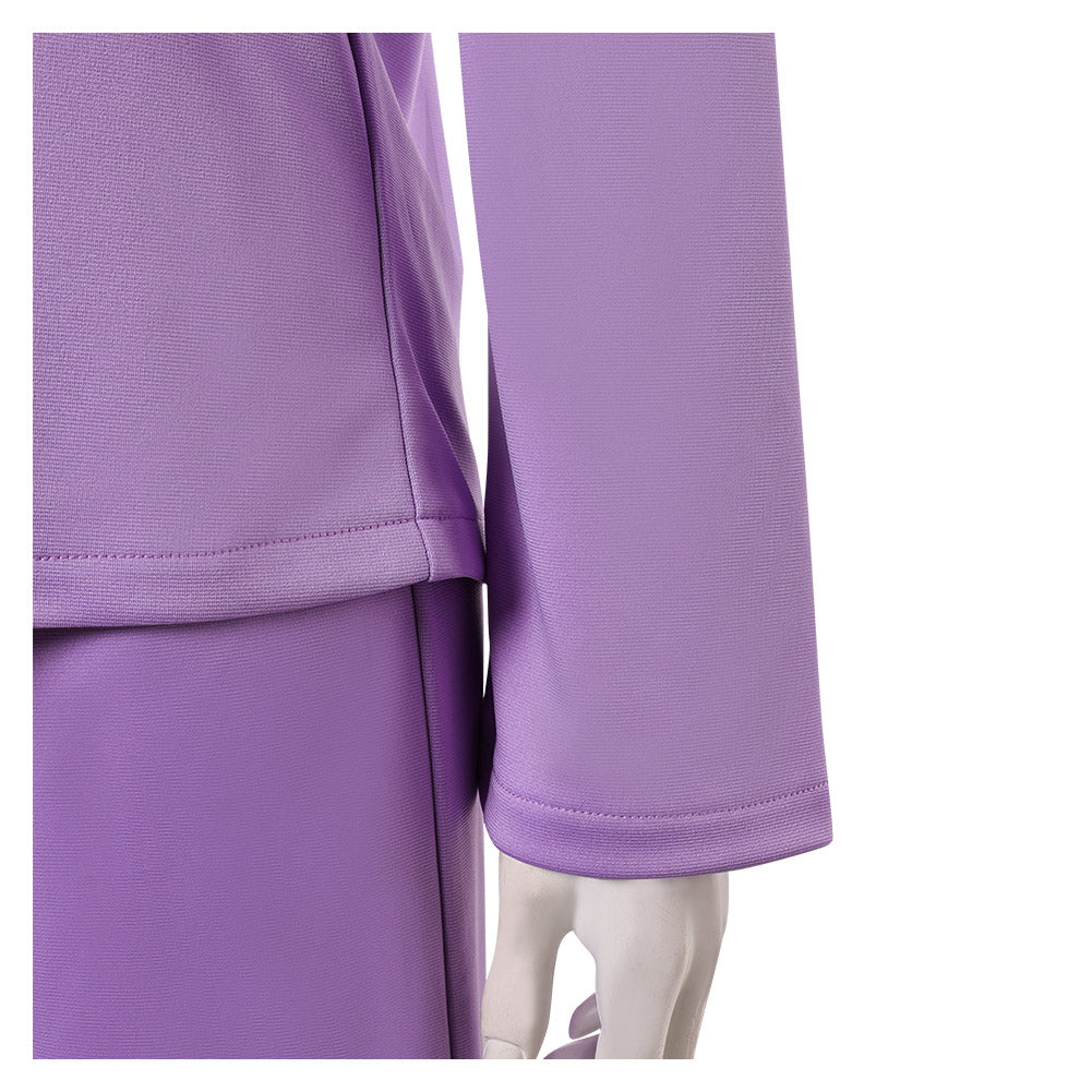 Ann Droid 2026 Linda lila Kleid Cosplay Outfit