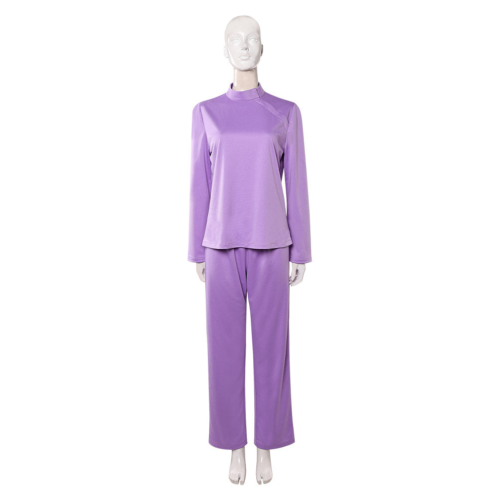 Ann Droid 2026 Linda lila Kleid Cosplay Outfit