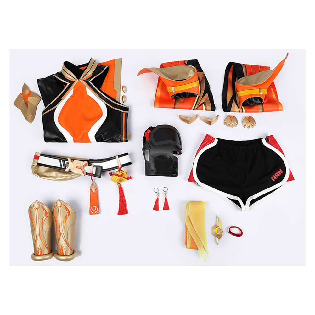 Anran Ye Kostüm Set Overwatch Anran Cosplay Outfit