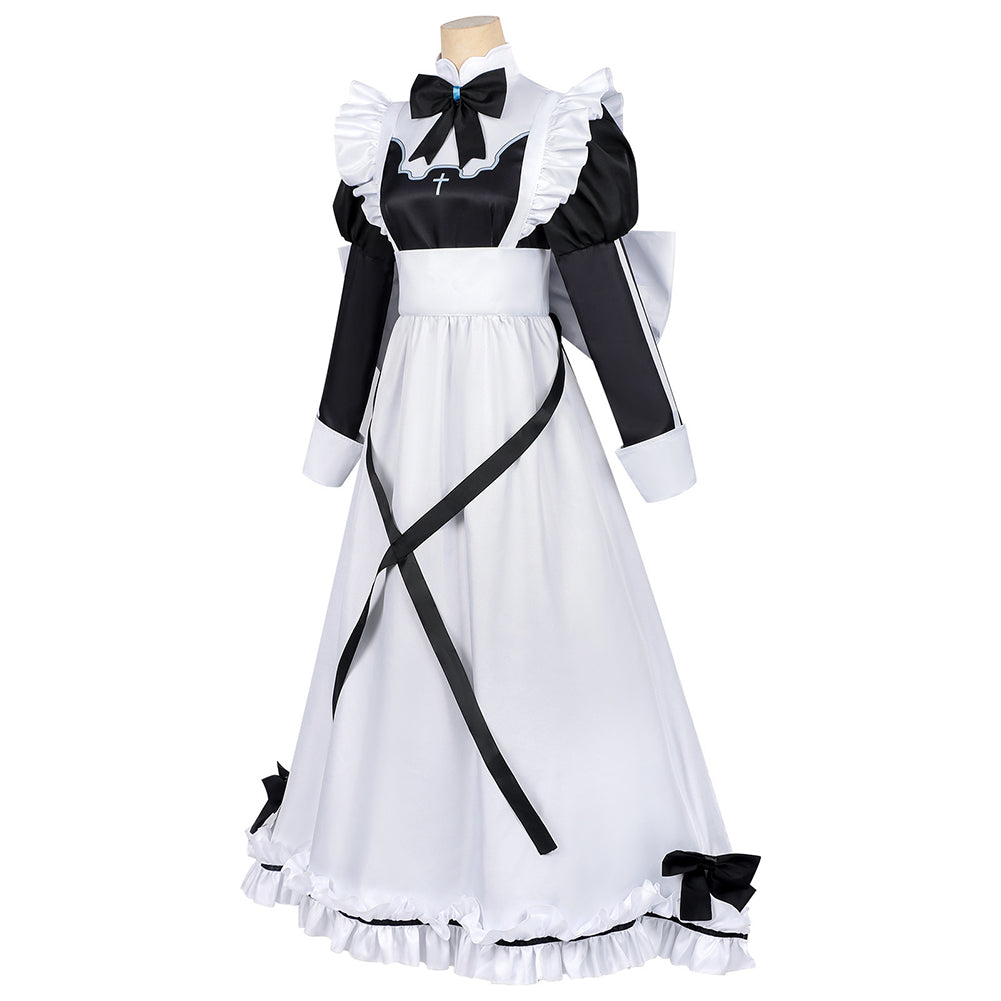 Aoi Dienstmädchen Kleid Playing Death Games to Put Food on the Table Aoi Cosplay Outfit