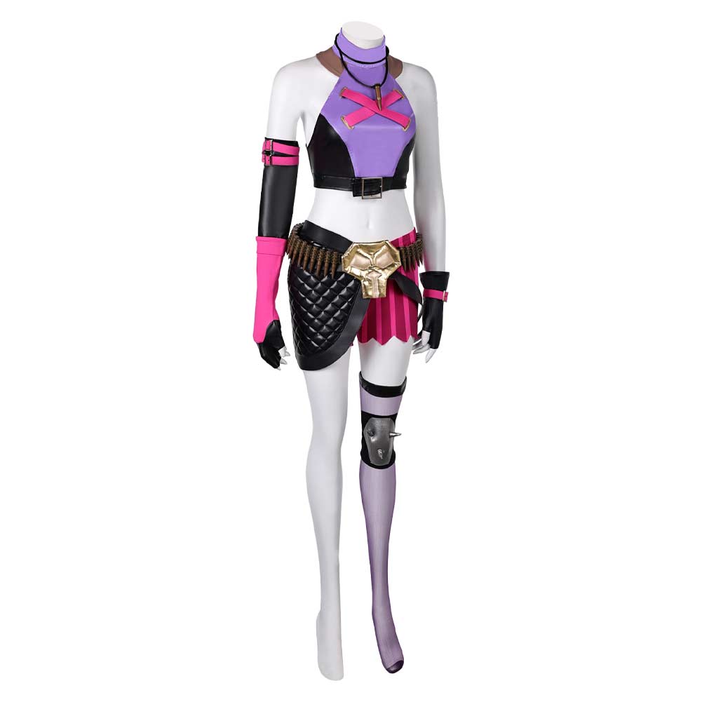 Arcane 2024 Jinx Kostüm Arcane: League of Legends Jinx Outfits