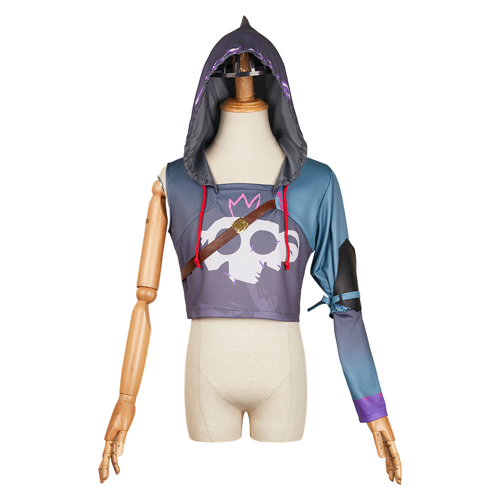Arcane: Leaguf of Legends(2024) Ekko Shirt Cosplay Kostüm