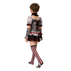 Art the Clown Mädchen schwarz Kostüm Set Terrifier Art the Clown Cosplay Outfit