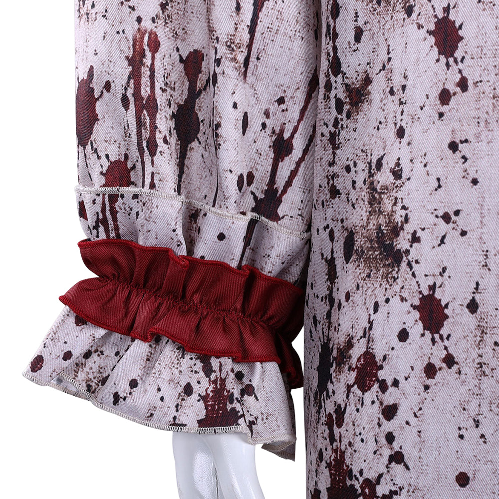 Art The Clown schwarz weiß Kostüm Set Terrifier Art The Clown Herren Cosplay Outfit