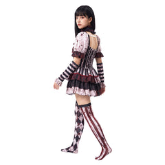Art The Clown Terrifierweiß schwarz Kostüm Set Terrifier Art The Clown Cosplay Outfit